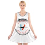 Twenty One Pilots  V-Neck Sleeveless Dress