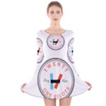 Twenty One Pilots  Long Sleeve Velvet Skater Dress