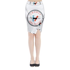 Twenty One Pilots  Midi Wrap Pencil Skirt from ArtsNow.com