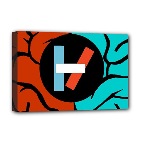 Twenty One Pilots Deluxe Canvas 18  x 12  (Stretched) from ArtsNow.com