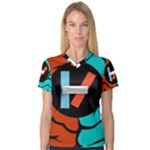 Twenty One Pilots Women s V-Neck Sport Mesh Tee