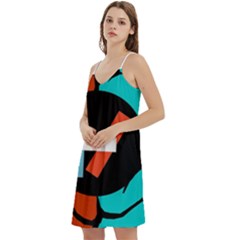 Mini Camis Dress With Pockets 