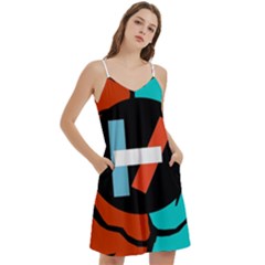 Mini Camis Dress With Pockets 