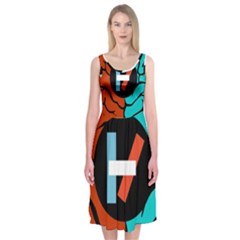 Twenty One Pilots Midi Sleeveless Dress from ArtsNow.com