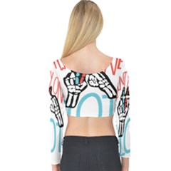 Long Sleeve Crop Top 