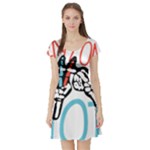 Twenty One Pilots Short Sleeve Skater Dress