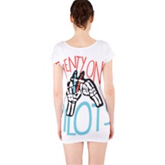 Short Sleeve Bodycon Dress Back Short Sleeve Bodycon Dress Back
