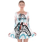 Twenty One Pilots Long Sleeve Skater Dress