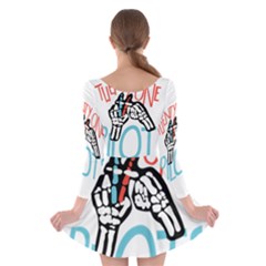 Long Sleeve Skater Dress 