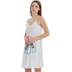 Mini Camis Dress With Pockets 