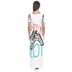 Short Sleeve Maxi Dress 