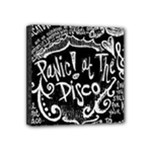Panic ! At The Disco Lyric Quotes Mini Canvas 4  x 4  (Stretched)
