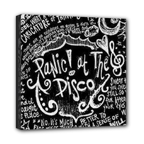 Panic ! At The Disco Lyric Quotes Mini Canvas 8  x 8  (Stretched) from ArtsNow.com