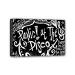 Panic ! At The Disco Lyric Quotes Mini Canvas 6  x 4  (Stretched)