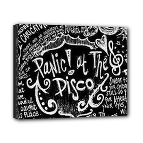 Panic ! At The Disco Lyric Quotes Canvas 10  x 8  (Stretched) from ArtsNow.com