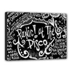 Panic ! At The Disco Lyric Quotes Canvas 16  x 12  (Stretched)