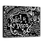 Panic ! At The Disco Lyric Quotes Canvas 20  x 16  (Stretched)