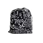 Panic ! At The Disco Lyric Quotes Drawstring Pouch (Large)