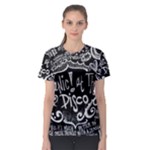Panic ! At The Disco Lyric Quotes Women s Sport Mesh Tee
