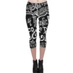 Panic ! At The Disco Lyric Quotes Capri Leggings 