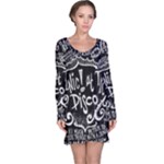 Panic ! At The Disco Lyric Quotes Long Sleeve Nightdress
