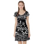 Panic ! At The Disco Lyric Quotes Short Sleeve Skater Dress