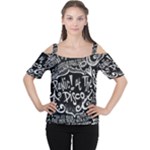 Panic ! At The Disco Lyric Quotes Women s Cutout Shoulder Tee