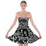 Panic ! At The Disco Lyric Quotes Strapless Bra Top Dress