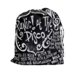 Panic ! At The Disco Lyric Quotes Drawstring Pouch (XXL)