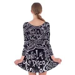 Long Sleeve Velvet Skater Dress 