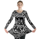 Panic ! At The Disco Lyric Quotes Long Sleeve Tunic 