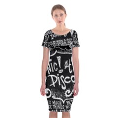 Classic Short Sleeve Midi Dress Front Classic Short Sleeve Midi Dress Front