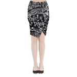 Panic ! At The Disco Lyric Quotes Midi Wrap Pencil Skirt