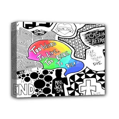 Panic ! At The Disco Deluxe Canvas 14  x 11  (Stretched) from ArtsNow.com
