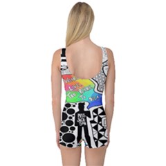 One Piece Boyleg Swimsuit 