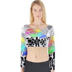 Panic ! At The Disco Long Sleeve Crop Top (Tight Fit)