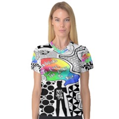 V-Neck Sport Mesh T-Shirt 