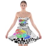 Panic ! At The Disco Strapless Bra Top Dress