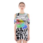 Panic ! At The Disco Women s Cutout Shoulder One Piece