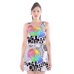 Scoop Neck Skater Dress 