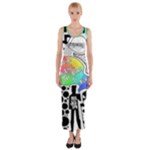 Panic ! At The Disco Fitted Maxi Dress