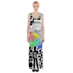 Panic ! At The Disco Maxi Thigh Split Dress