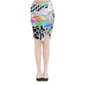 Midi Wrap Pencil Skirt 