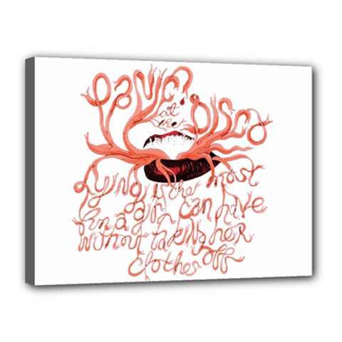 Panic At The Disco   Lying Is The Most Fun A Girl Have Without Taking Her Clothes Canvas 16  x 12  (Stretched) from ArtsNow.com