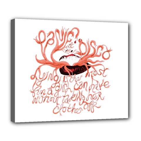 Panic At The Disco   Lying Is The Most Fun A Girl Have Without Taking Her Clothes Deluxe Canvas 24  x 20  (Stretched) from ArtsNow.com