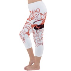 Capri Winter Leggings Back Capri Winter Leggings Back
