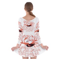 Long Sleeve Skater Dress 