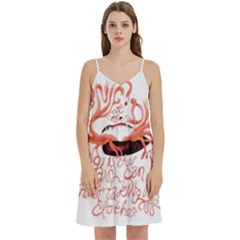 Mini Camis Dress With Pockets 
