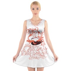 V-Neck Sleeveless Dress 