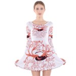 Panic At The Disco   Lying Is The Most Fun A Girl Have Without Taking Her Clothes Long Sleeve Velvet Skater Dress